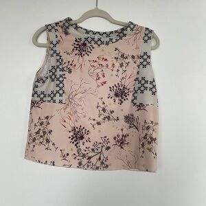 Zara - Flora plaid top